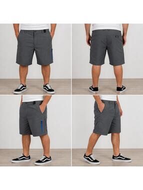 Cabela's Men's Lightweight Grey Outdoor Utility Shorts with Zip Pocket Size 40